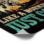 Snowboard Snowboard Vater Vater Vintag Retro Sn Poster (Ecke)