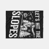 Snowboard-Snowboard Vintag 19 Fleecedecke (Vorderseite (Horizontal))