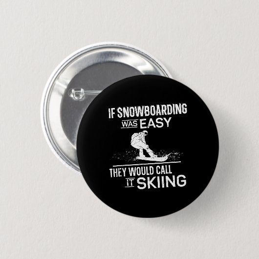 Snowboard Snowboard Vintag 3 Button (Vorne & Hinten)