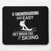 Snowboard Snowboard Vintag 3 Mousepad (Vorne)