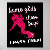 Snowboard Snowboard Vintag Girl Poster (Vorne)