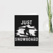 Snowboard Snowboard Vintag Nur Snowboard Karte (Vorderseite)