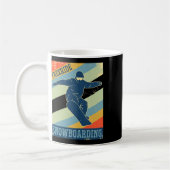 Snowboard Snowboard Vintag Retro 2 Kaffeetasse (Links)