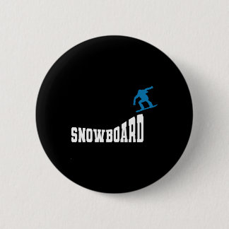 Snowboard Snowboard Vintag Retro Snowboard 2 Button