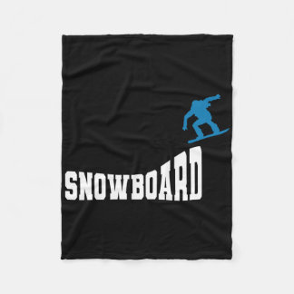 Snowboard Snowboard Vintag Retro Snowboard 2 Fleecedecke