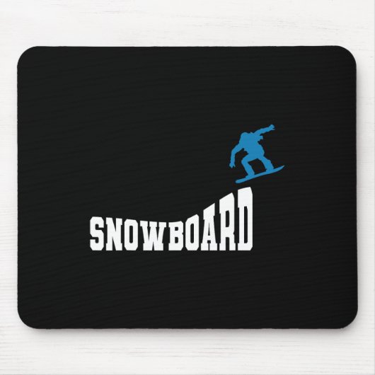 Snowboard Snowboard Vintag Retro Snowboard 2 Mousepad (Vorne)