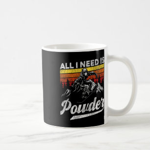 Snowboard Snowboard Vintage Retro Alles was ich br Kaffeetasse