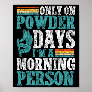 Snowboard Snowboard Vintage Retro nur auf Power Poster