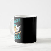 Snowboard Snowboard Vintages Hühnchen Kaffeetasse (Vorderseite Links)