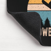 Snowboard-Snowboarde für Mens Ride oder Die Mousepad (Ecke)