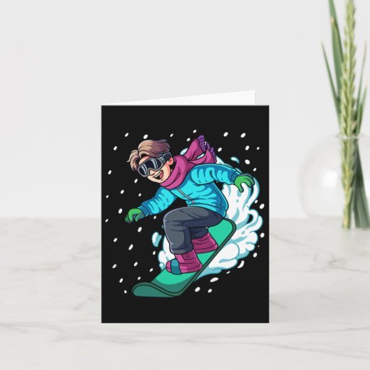 Snowboard Snowboarden 5 Karte (Vorderseite)