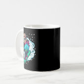 Snowboard Snowboarden 8 Kaffeetasse (Vorderseite Links)