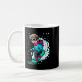 Snowboard Snowboarden 8 Kaffeetasse (Links)