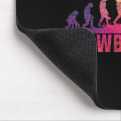Snowboard Snowboarden Evolution Freestyle Snowboar Mousepad (Ecke)