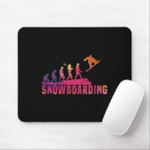 Snowboard Snowboarden Evolution Freestyle Snowboar Mousepad (Mit Mouse)