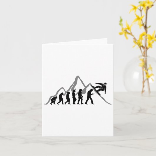 Snowboard Snowboarden Evolution Snowboard Snowboar Karte (Gelbe Blume)