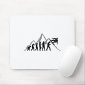 Snowboard Snowboarden Evolution Snowboard Snowboar Mousepad (Mit Mouse)