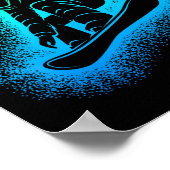 Snowboard Snowboarden Kinder Jungen Männer Poster (Ecke)