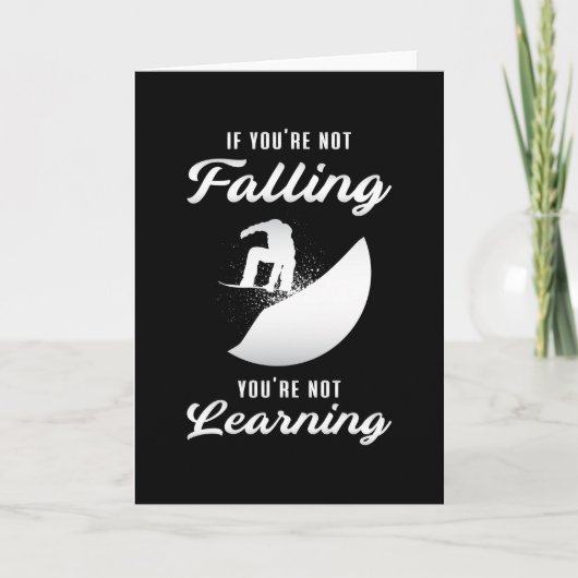 Snowboard Snowboarden Snowboarder Funny Geschenk Karte (Vorderseite)