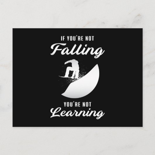 Snowboard Snowboarden Snowboarder Funny Geschenk Postkarte (Vorderseite)