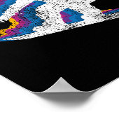 Snowboard Snowboarden Snowboarder Poster (Ecke)