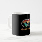 Snowboard Snowboarden Snowboarder Ski Funny Kaffeetasse (Vorderseite Links)
