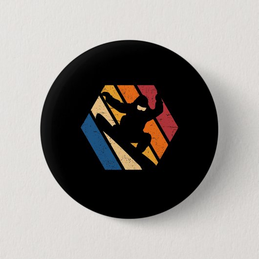 Snowboard Snowboarden Snowboarder Ski Winter Liebe Button (Vorderseite)