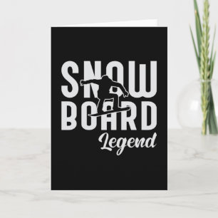 Snowboard Snowboarden Snowboarder Snow Funny Gesch Karte