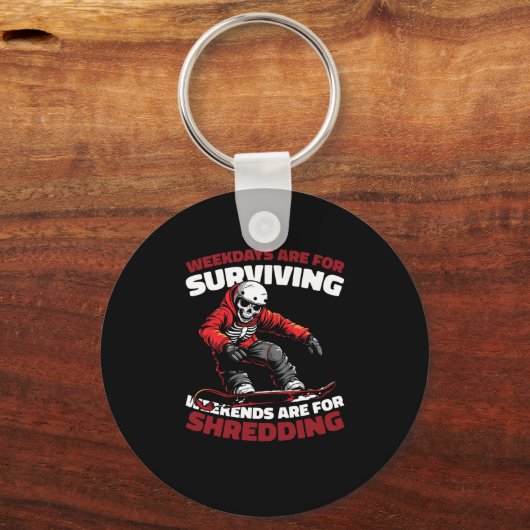 Snowboard - Snowboarden Winter Sports Snowboarder Schlüsselanhänger (Vorderseite)