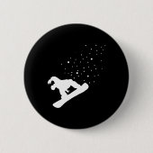 Snowboard Snowboarder Snowboarden 4 Button (Vorderseite)