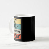 Snowboard Snowboarder Snowboarden Retro-Geschenk Kaffeetasse (Vorderseite Links)