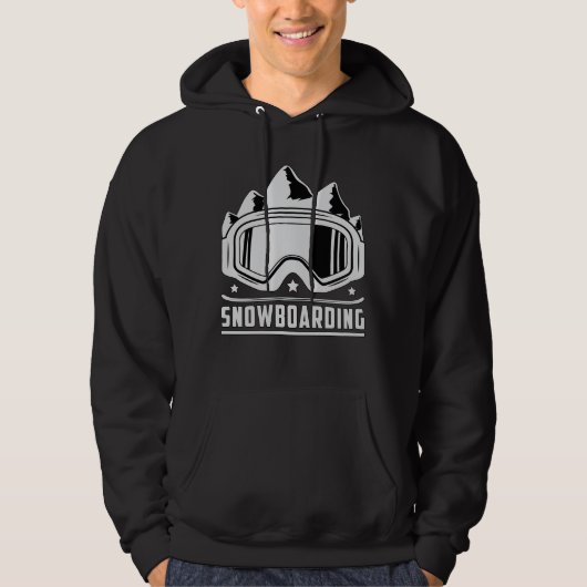 Snowboard Snowboarder Snowboarden Snow Funny Gesch Hoodie (Vorderseite)