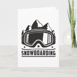 Snowboard Snowboarder Snowboarden Snow Geschenk Id Karte