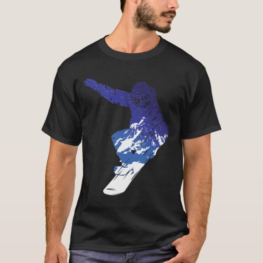 Snowboard Snowboarder Snowboarden Winter Sports S T-Shirt (Vorderseite)