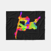 Snowboard Snowboarder Snowboarder Jungen Kinder Mä Fleecedecke (Vorderseite (Horizontal))