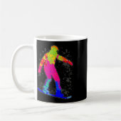 Snowboard Snowboarder Snowboarder Jungen Kinder Mä Kaffeetasse (Links)