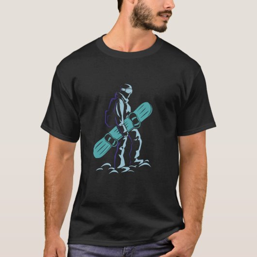 Snowboard Snowboarder Snowboarder Männer Jungen Fr T-Shirt (Vorderseite)