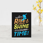 Snowboard Snowboarder Snowboarder Snowboarder Gif Karte (Gelbe Blume)