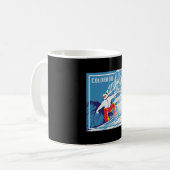 Snowboard Snowboarder Wintergeschenk Kaffeetasse (Vorderseite Links)