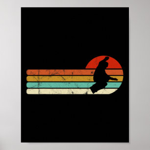 Snowboard Snowboarding Vintage Retro Poster