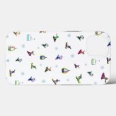 Snowboard Sports Pattern Zeichnend Telefon / iPad  Case-Mate iPhone Hülle (Rückseite (Horizontal))