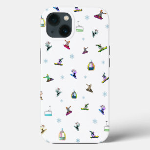 Snowboard Sports Pattern Zeichnend Telefon / iPad  Case-Mate iPhone Hülle