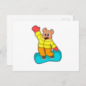 Snowboard Sports Postkarte (Vorne/Hinten)