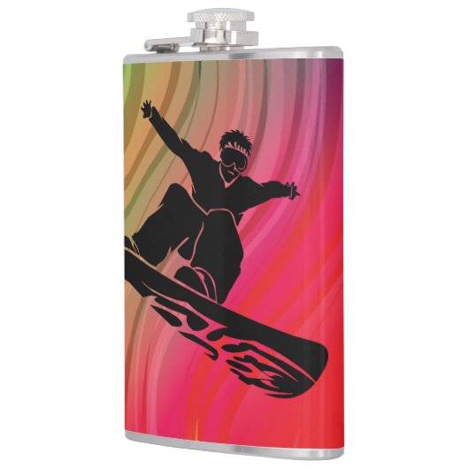 Snowboard-Sprung Flachmann (Links)