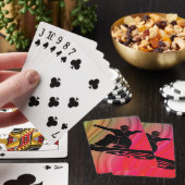 Snowboard-Sprung Spielkarten (In Situ)