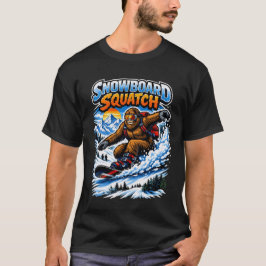 Snowboard Squatch – Lustiger Bigfoot Snowboard fäh T-Shirt