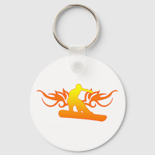 Snowboard. Stamm. Schlüsselanhänger