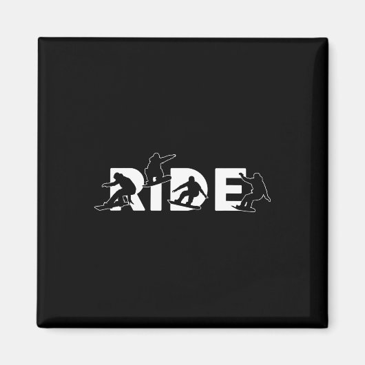 Snowboard Stuff Snowboarden Männer Frauen Kinder Magnet (Vorne)