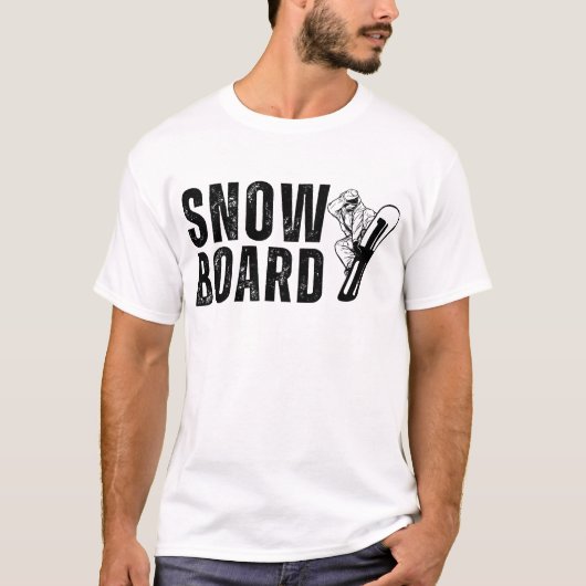 Snowboard T-Shirt (Vorderseite)