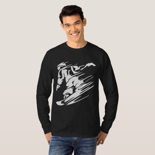 SNOWBOARD T-Shirt (Vorne ganz)